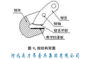 L鉗結(jié)構(gòu)簡(jiǎn)圖見(jiàn)圖1